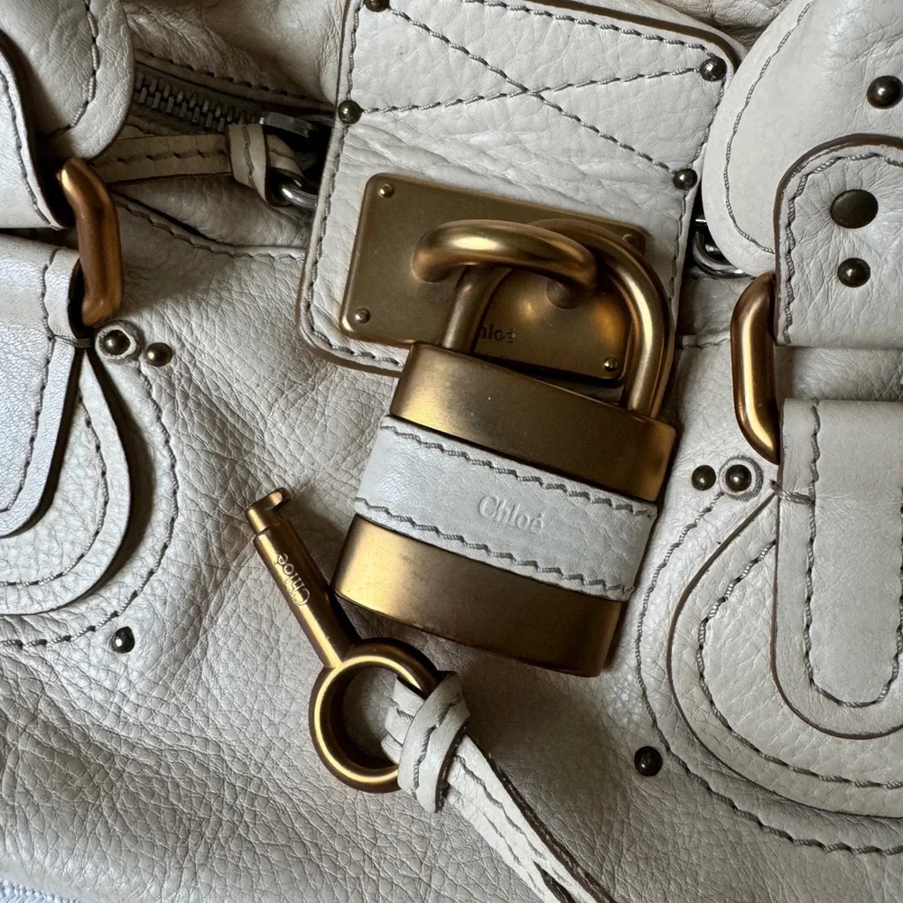 Vintage cream Chloe Paddington Bag - Picture 5 of 16
